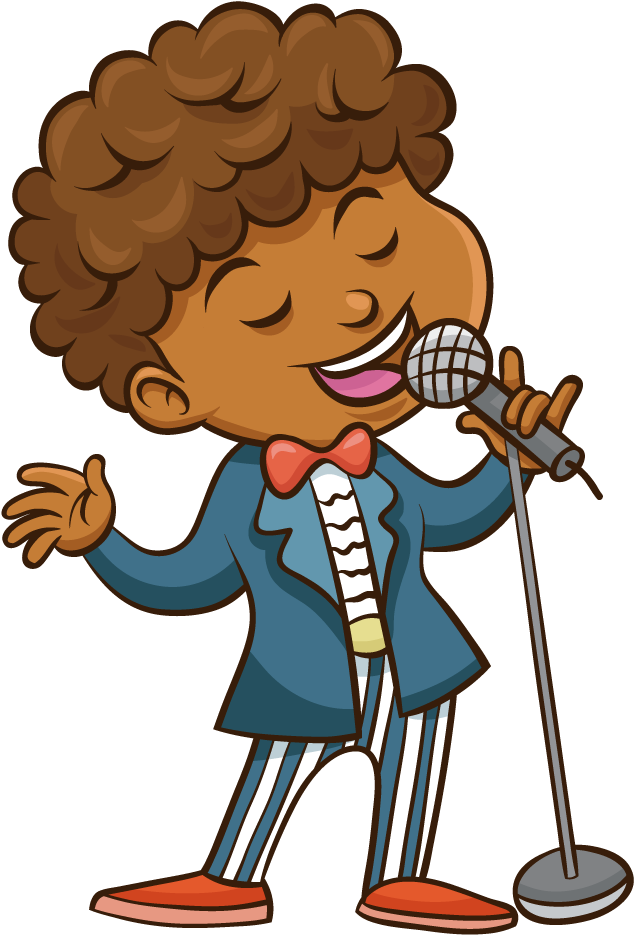 Vector Black And White Stock Cartoon Clip Art Take - Song Cartoon - Png Download (1000x1001), Png Download