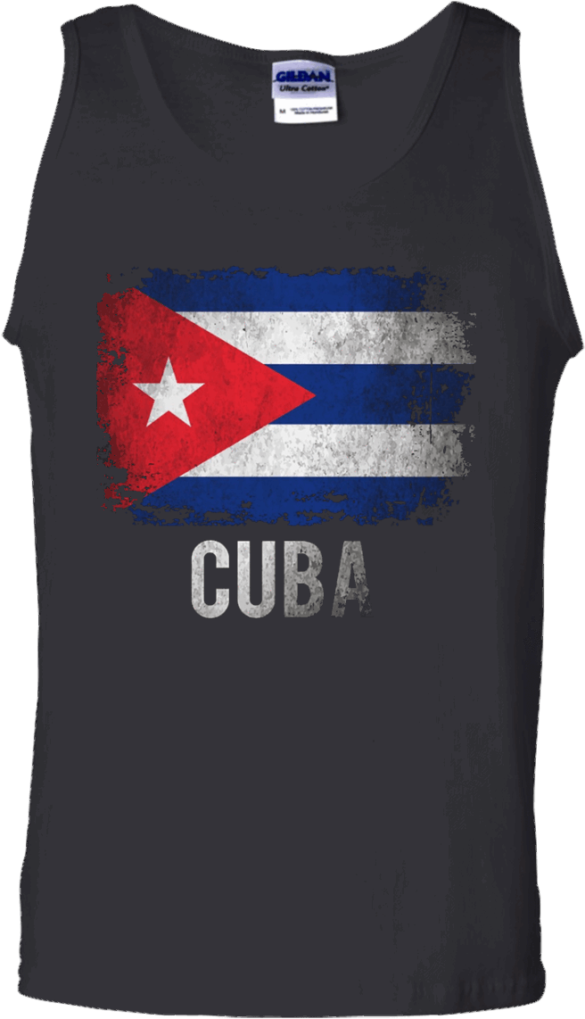 Cuba Flag Shirts Vintage Distressed T-shirt - Vegeta Playera Clipart (600x600), Png Download