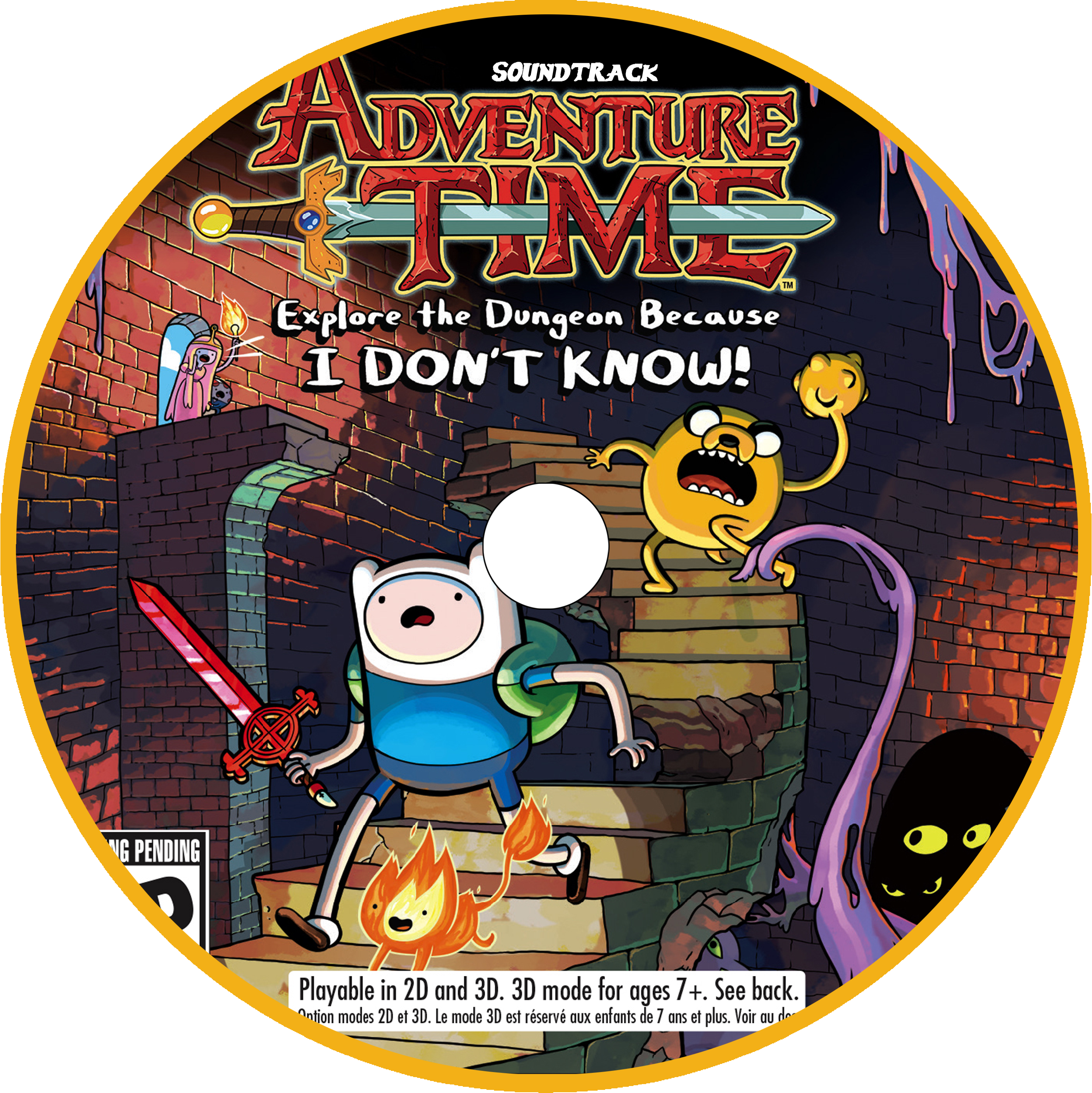 Adventure Time - Adventure Time Explore The Dungeon Because I Don T Clipart (2816x2820), Png Download