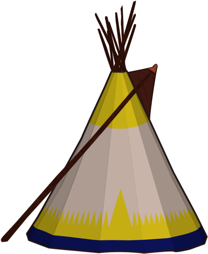 Teepee - Illustration Clipart (768x924), Png Download