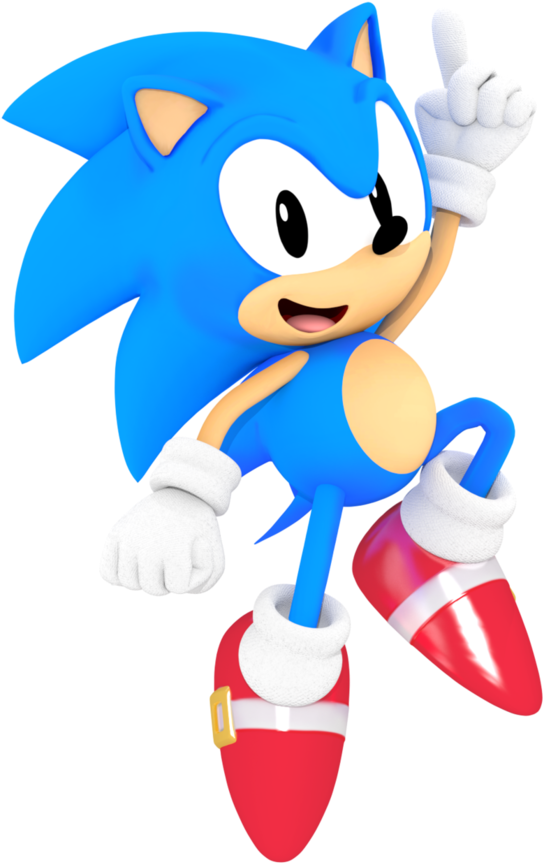 Classic Sonic Mania Render 1 3 By Matiprower-dbej88e - Sonic Mania Sonic Classic Clipart (543x863), Png Download