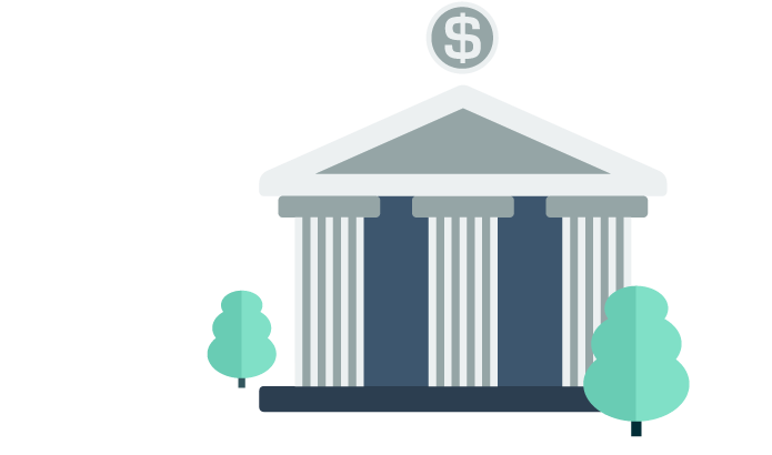Banner-bank - Transparent Background Bank Png Clipart (727x442), Png Download