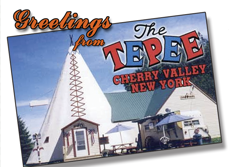 Greetings From The Tepee - Tepee Cherry Valley Ny Clipart (746x544), Png Download
