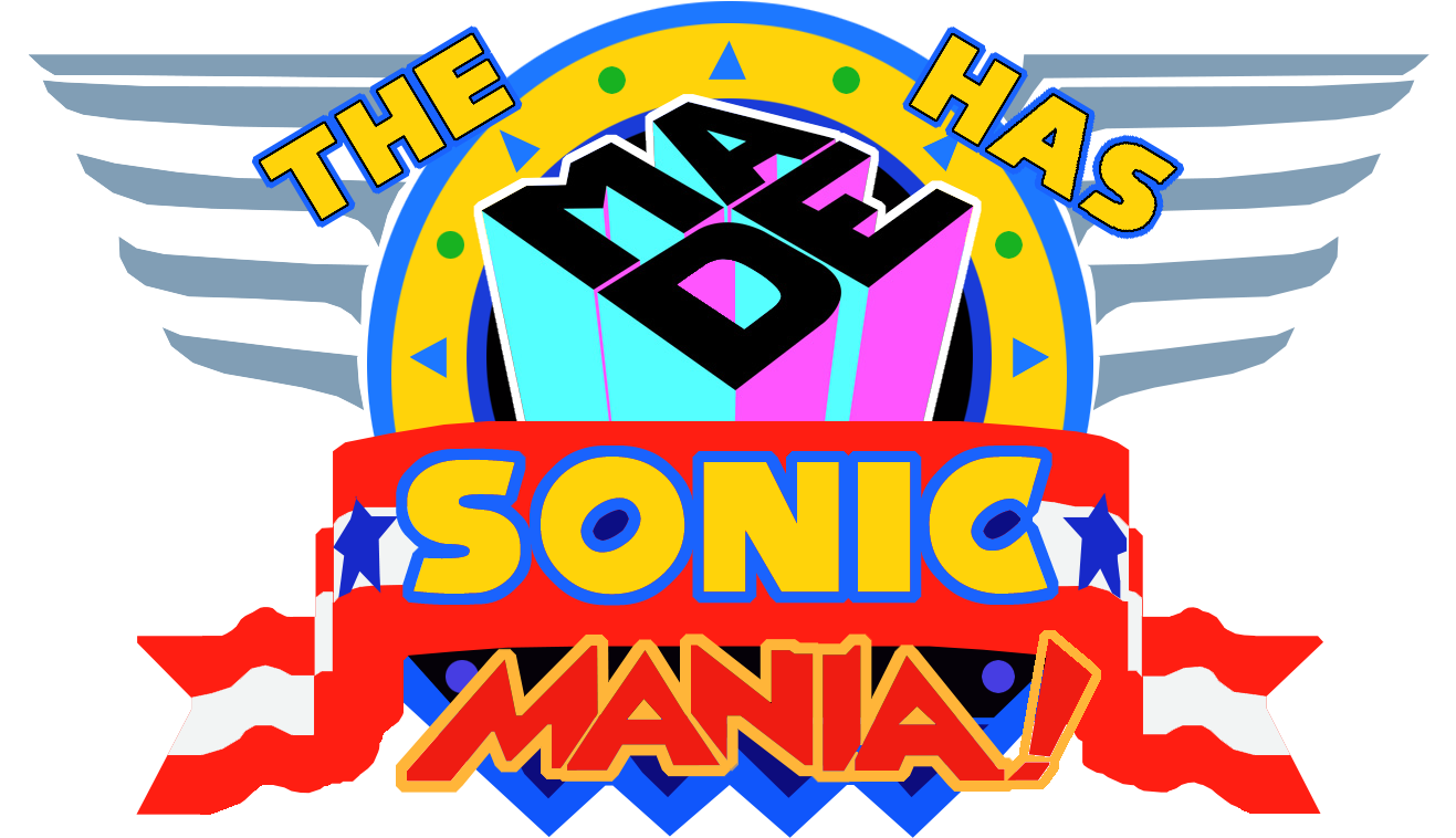 The Made Has Sonic Mania Logo - Sonic Mania Clipart (1348x776), Png Download