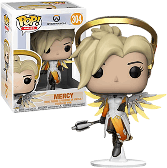 1 Of - Mercy Pop Vinyl Overwatch Clipart (600x600), Png Download