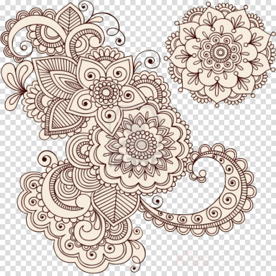 Paisley Flower Pattern Clipart Paisley Pattern - Png Download (900x900), Png Download