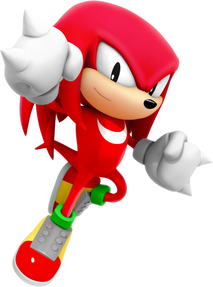 1024 X 1024 8 - Sonic Generations Knuckles Classic Clipart (1024x1024), Png Download