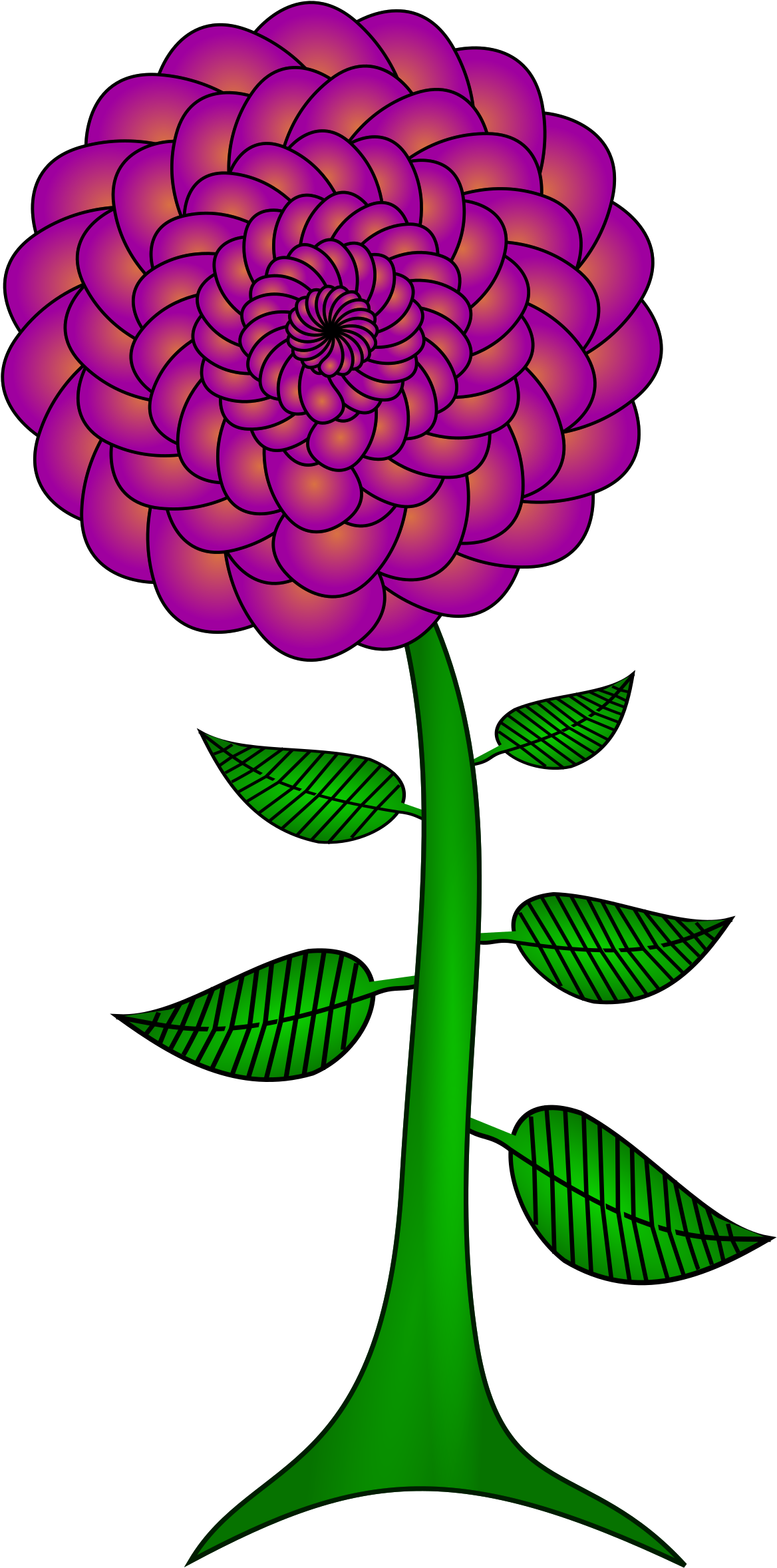 This Free Icons Png Design Of Paisley Flower Clipart (1213x2400), Png Download