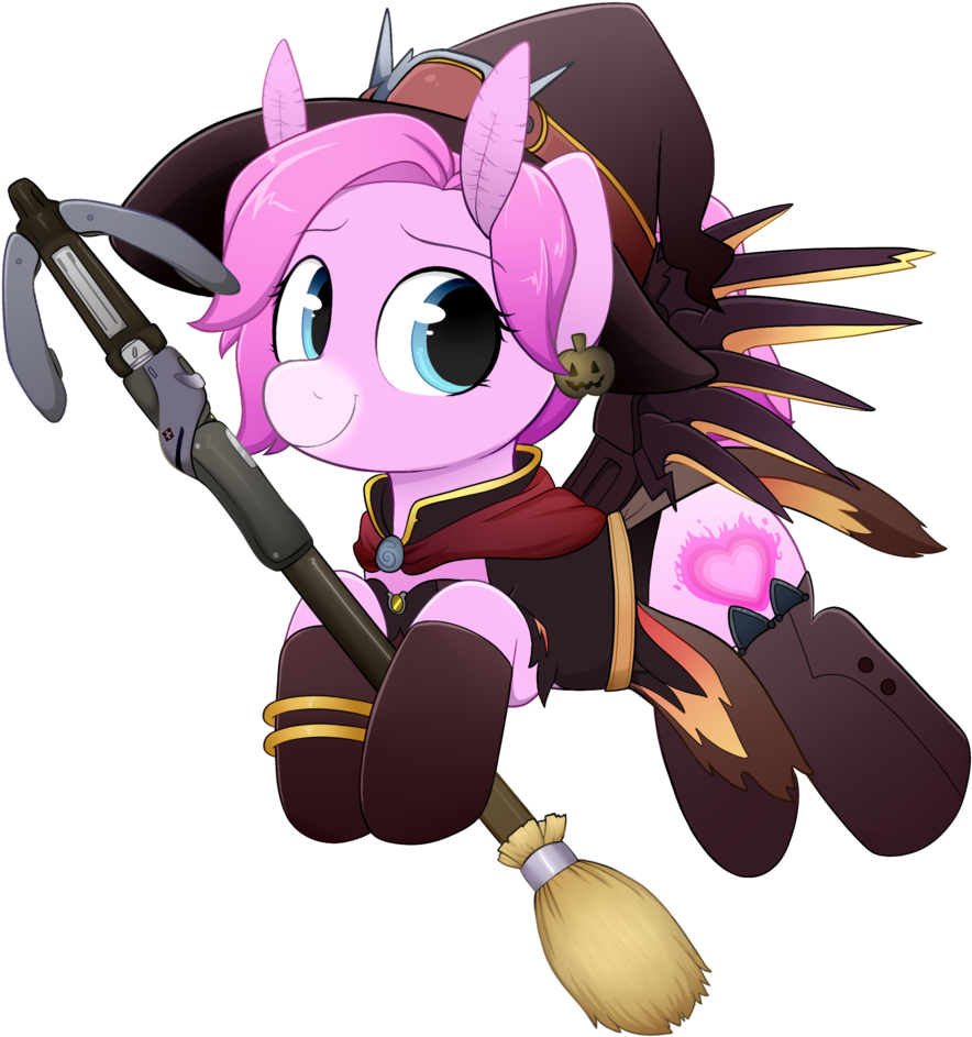 Moozua, Mercy, Oc, Oc - Cartoon Clipart (1011x1024), Png Download