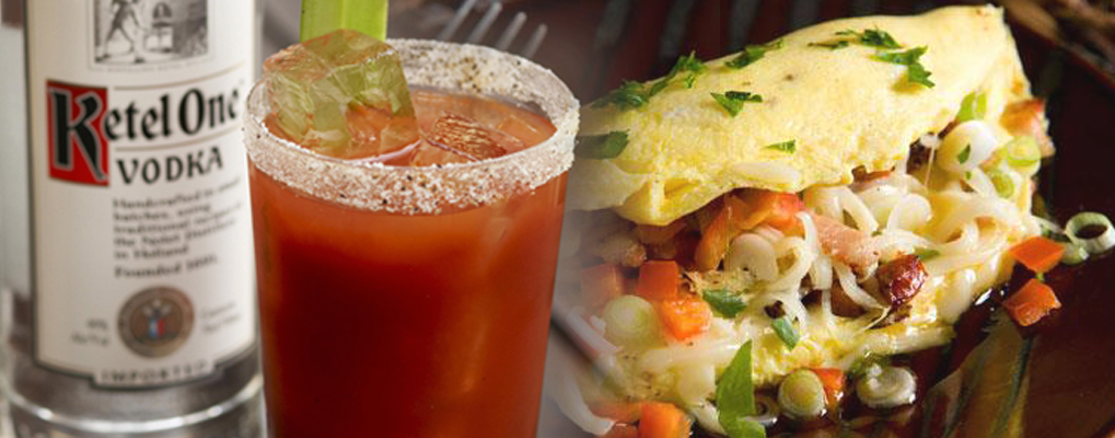 Weekend Brunch Menu - Bloody Mary And Breakfast Clipart (1019x400), Png Download