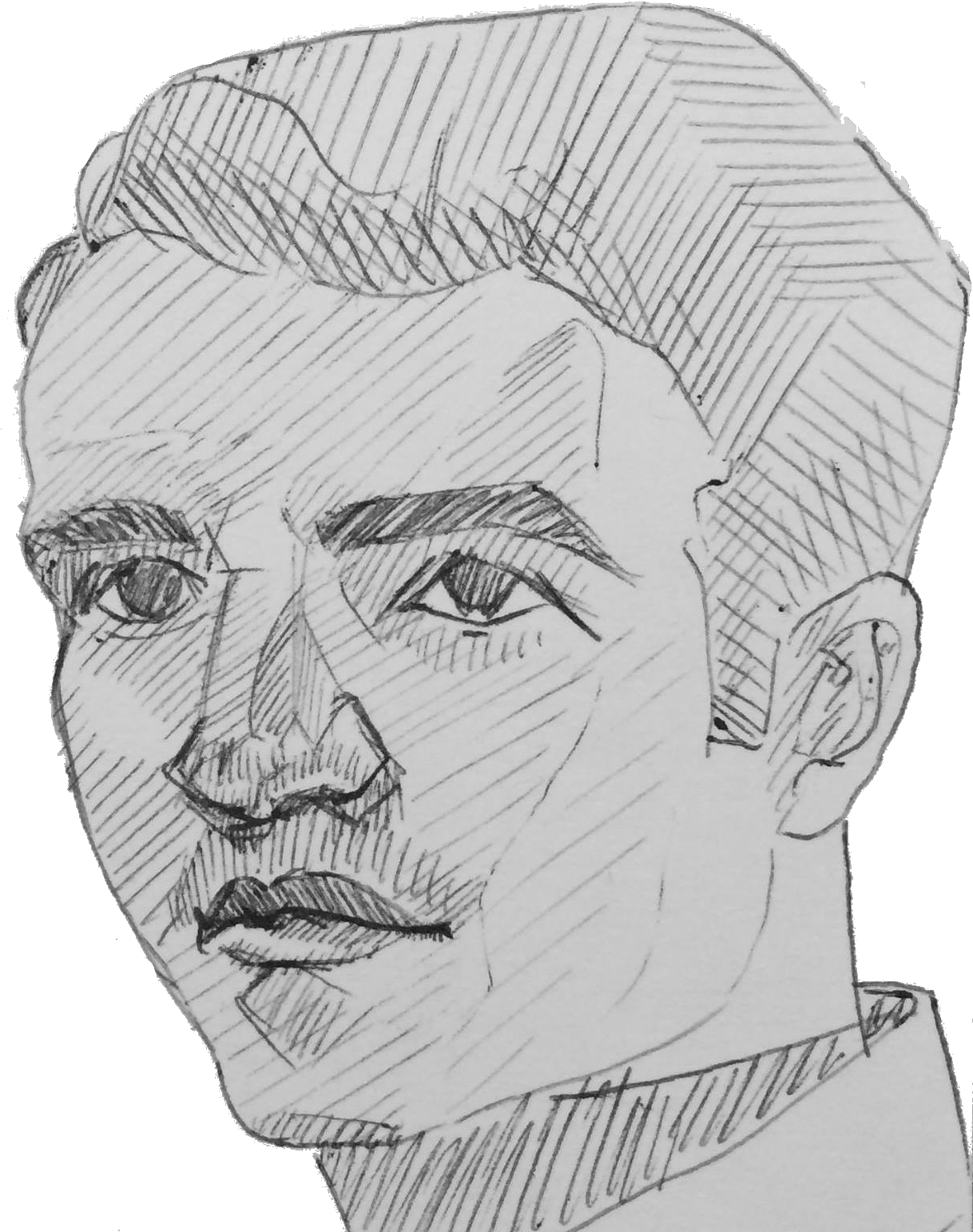Mario Badr - Sketch Clipart (1616x1616), Png Download