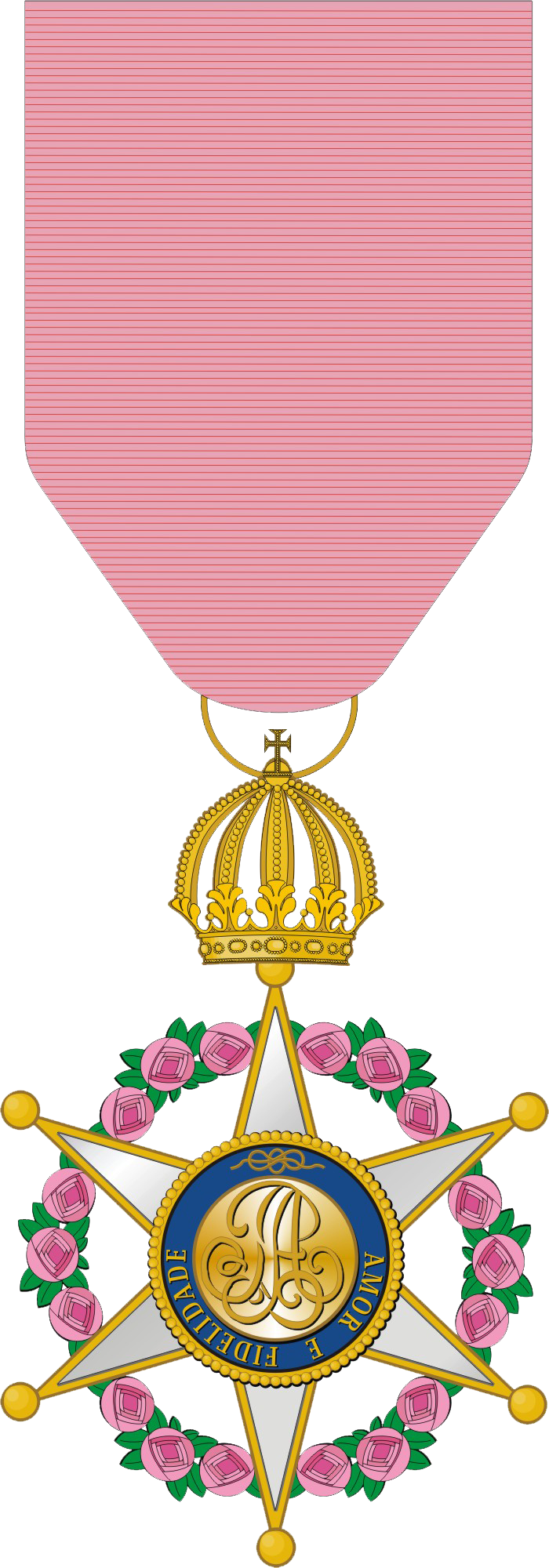 Medalha Oficial Ordem Da Rosa - Ordem Da Rosa Brasil Clipart (700x2000), Png Download