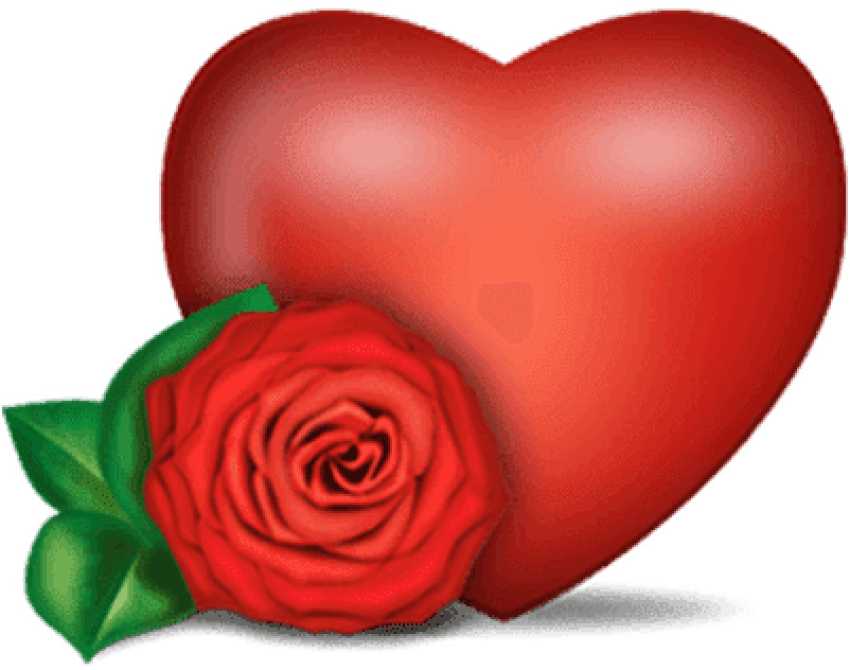 Free Png Download Corazon Con Rosa Png Images Background - Love You Vijay Ringtone Clipart (850x670), Png Download