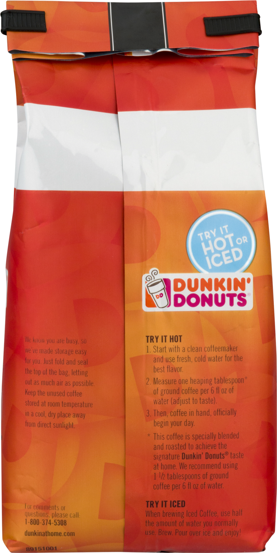 Dunkin' Donuts Dunkin' Park Dark Roast Ground Coffee, - Dunkin Donuts Clipart (1800x1800), Png Download