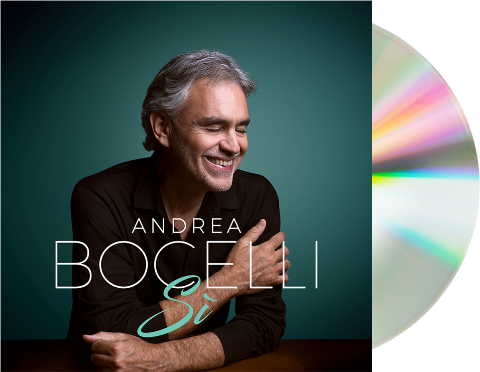 Andrea Bocelli Si Album Clipart (1000x1000), Png Download