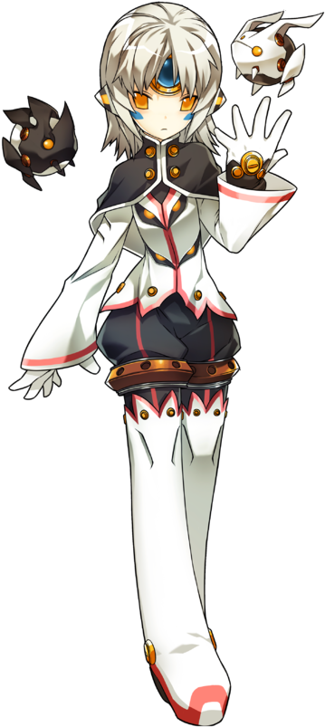 Eveportrait - Base Eve Elsword Clipart (400x833), Png Download