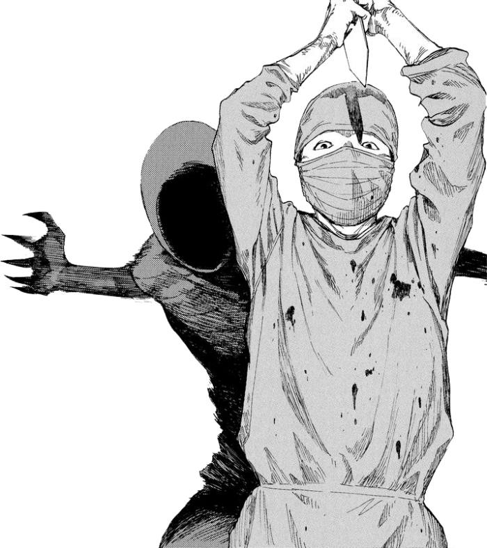 9 - Ajin Kei Black Ghost Clipart (700x788), Png Download