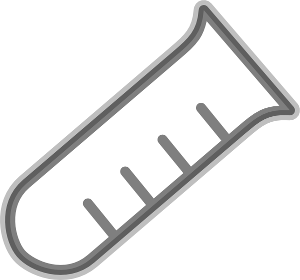 Test Tube White Png Clipart (600x561), Png Download