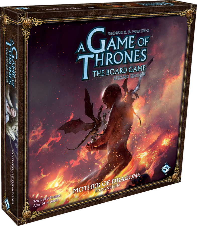 A Game Of Thrones - Game Of Thrones Board Game Mother Of Dragons Clipart (523x600), Png Download