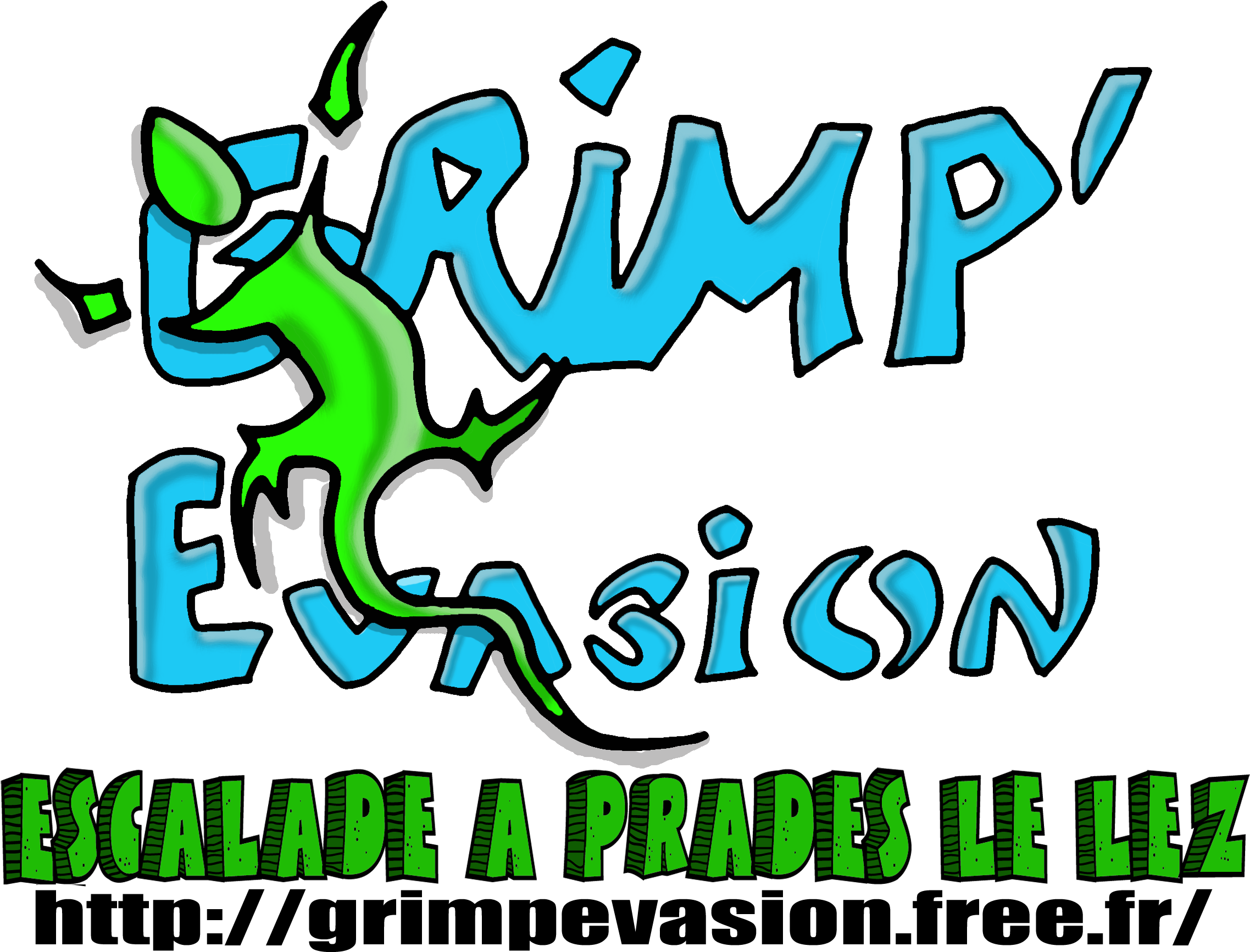 Logo Grimpevasion 2 Copie Clipart (2347x1809), Png Download
