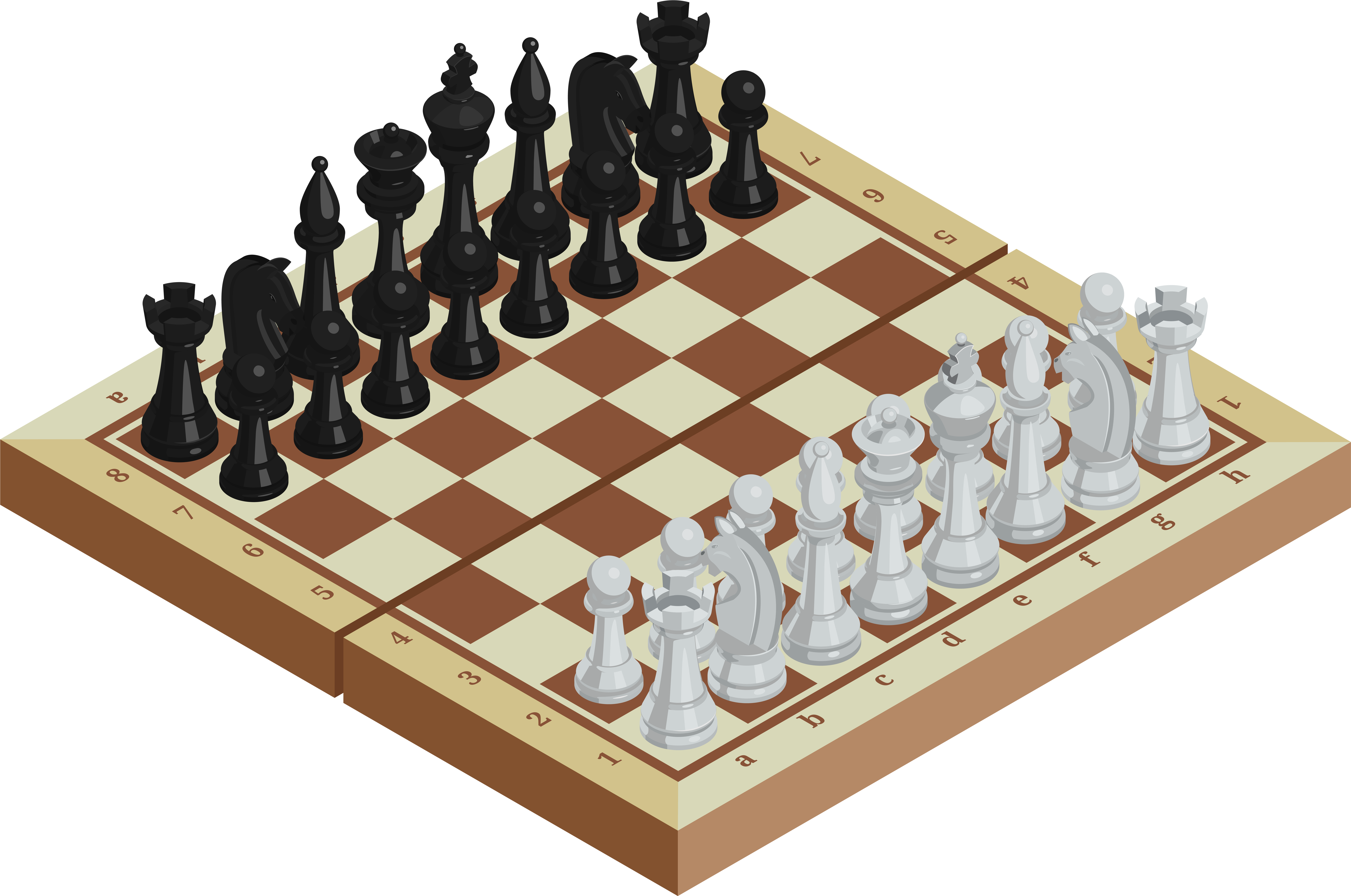 Chessboard Png Clip Art - Autodesk Inventor Chess Pieces Transparent Png (8000x5331), Png Download