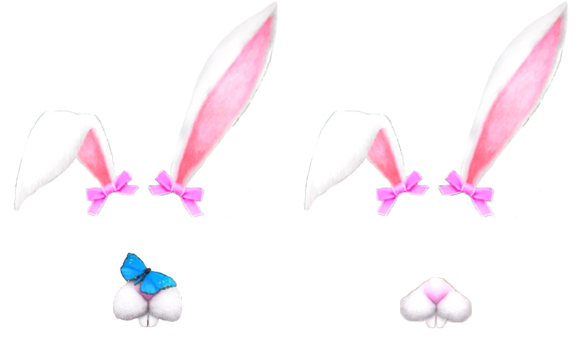 41 Images About Snapchat Filter Png On We Heart It - Butterfly Clipart (1022x619), Png Download