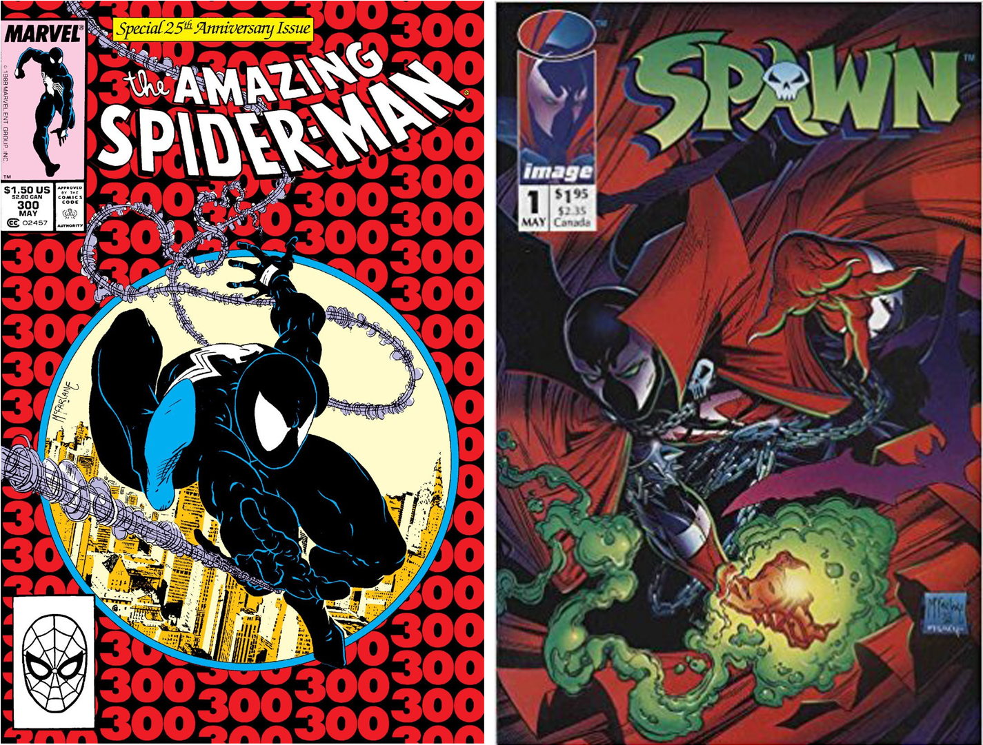 Venom Spawn Crossover - Amazing Spiderman Comic 300 Clipart (1920x1080), Png Download