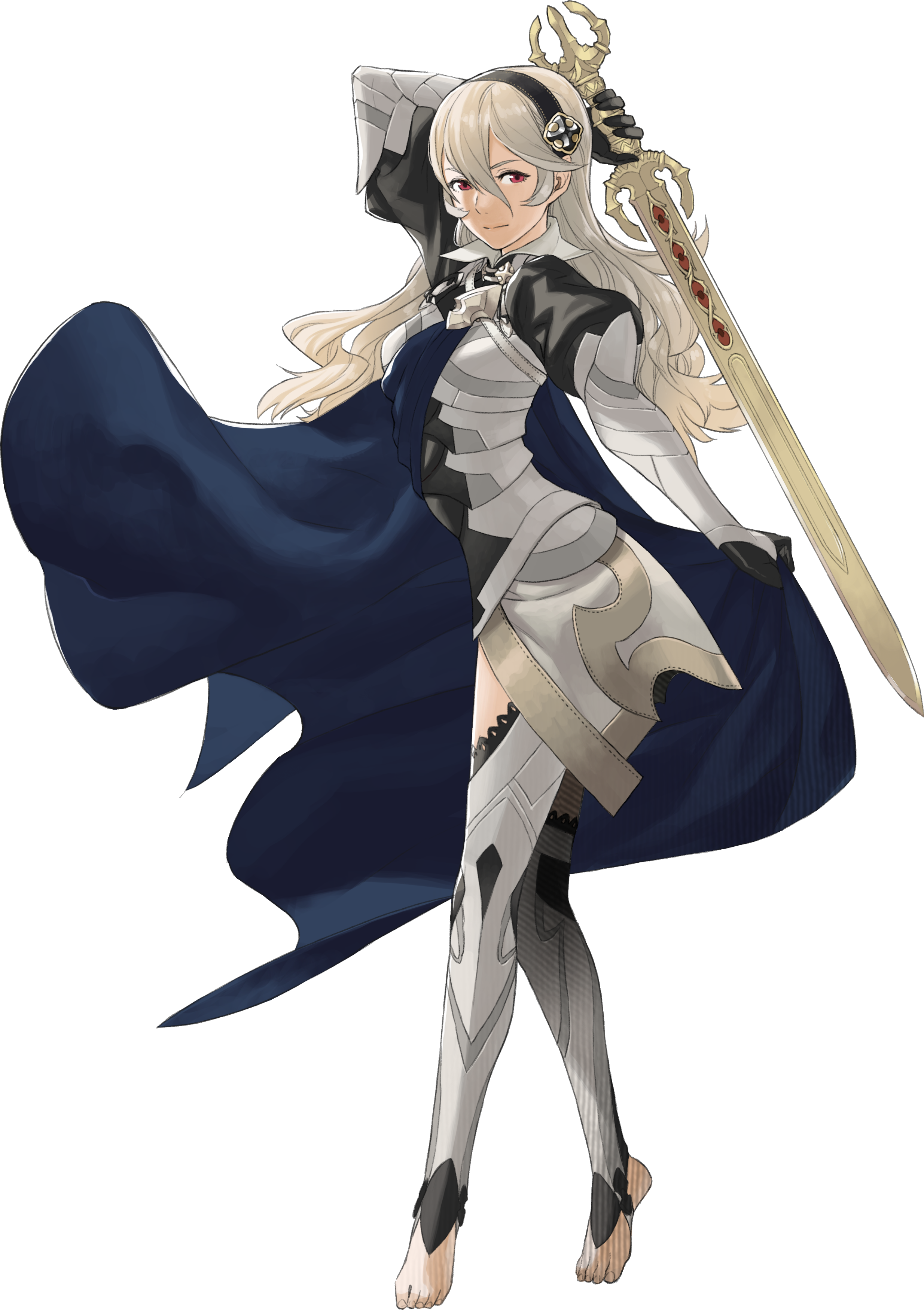 Have Thigh Windows Still, - Fire Emblem Fates Corrin Clipart (2469x3500), Png Download