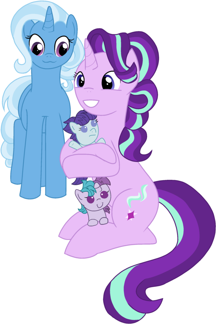 Baby, Baby Pony, Female, Lesbian, Magical Lesbian Spawn, - Cartoon Clipart (731x1093), Png Download