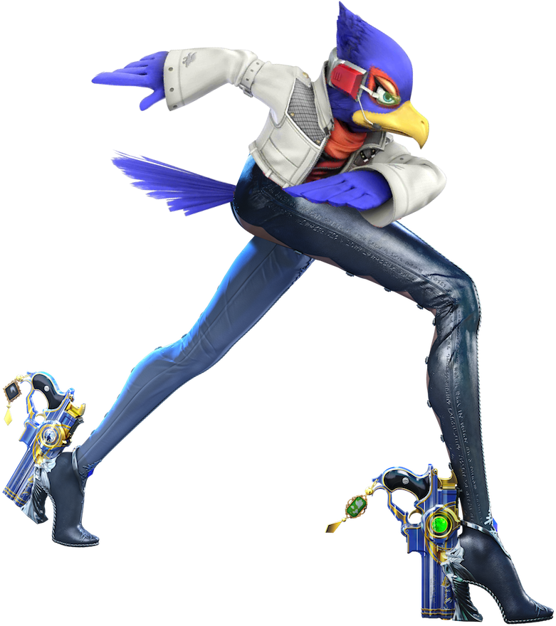 Image - Falco Lombardi Legs Clipart (813x893), Png Download