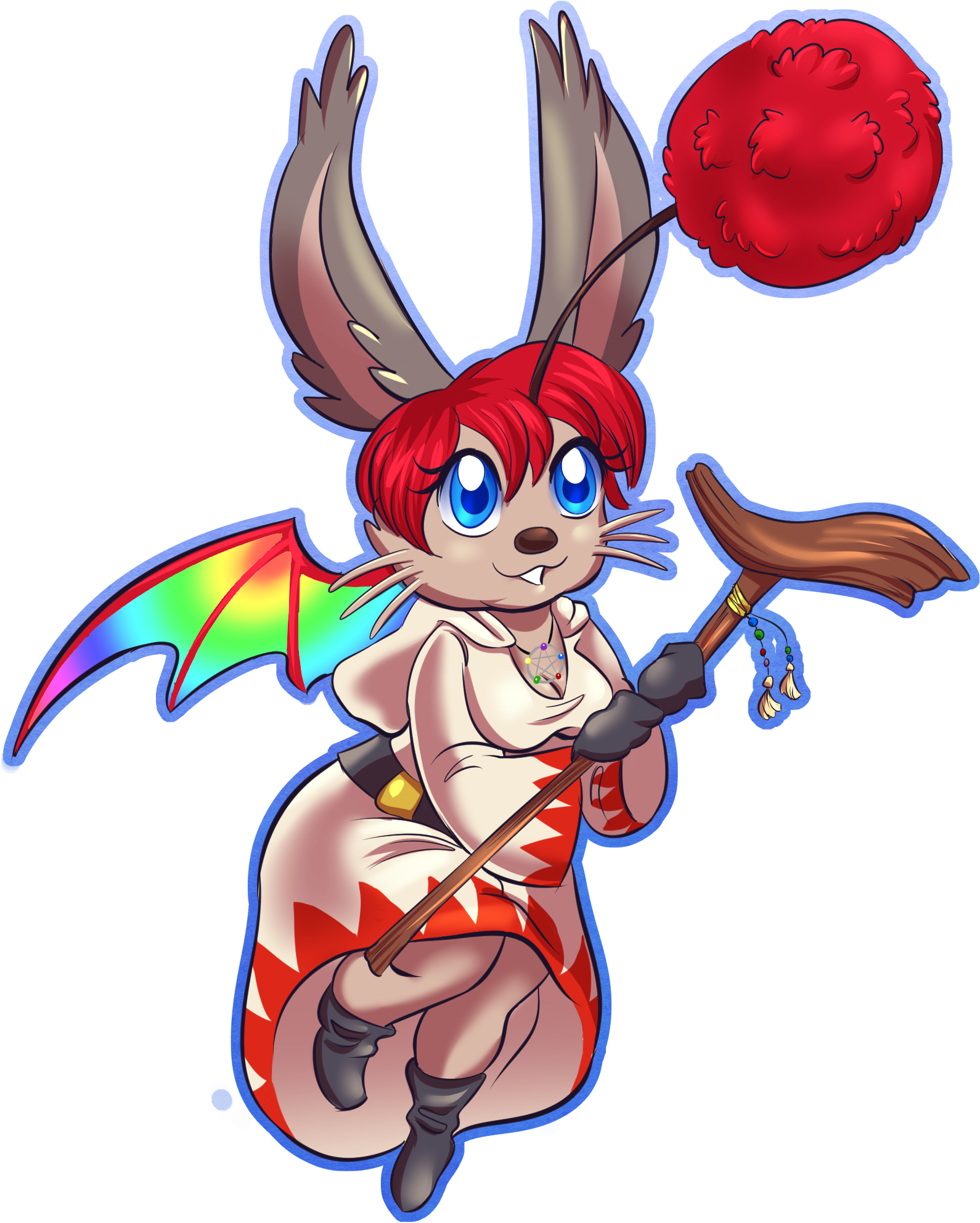 Alynna Moogle At18 - Cartoon Clipart (1842x2100), Png Download