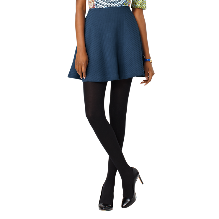 Perfect Circle Mini Skirt In Quilted Sponge - Tights Clipart (742x742), Png Download