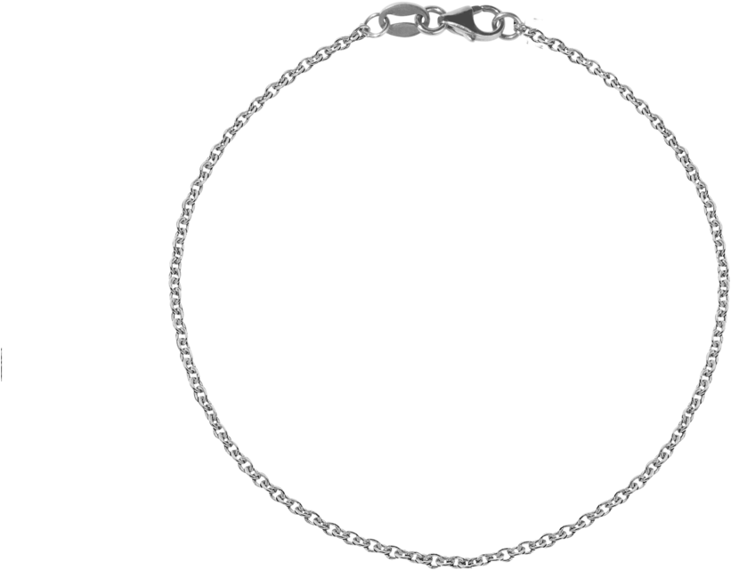 Ankle Bracelet Plain - Circle Clipart (1024x1024), Png Download