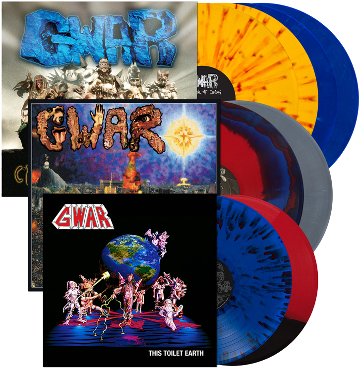 New Lp Re-issues Now Available - Gwar Vinyl Clipart (800x800), Png Download