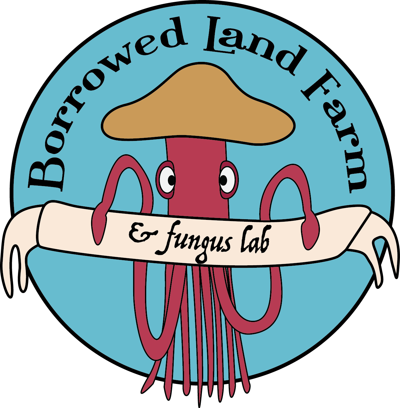 Tree Oyster Grain Spawn Borrowed Land Farm And Fungus Clipart (1313x1338), Png Download
