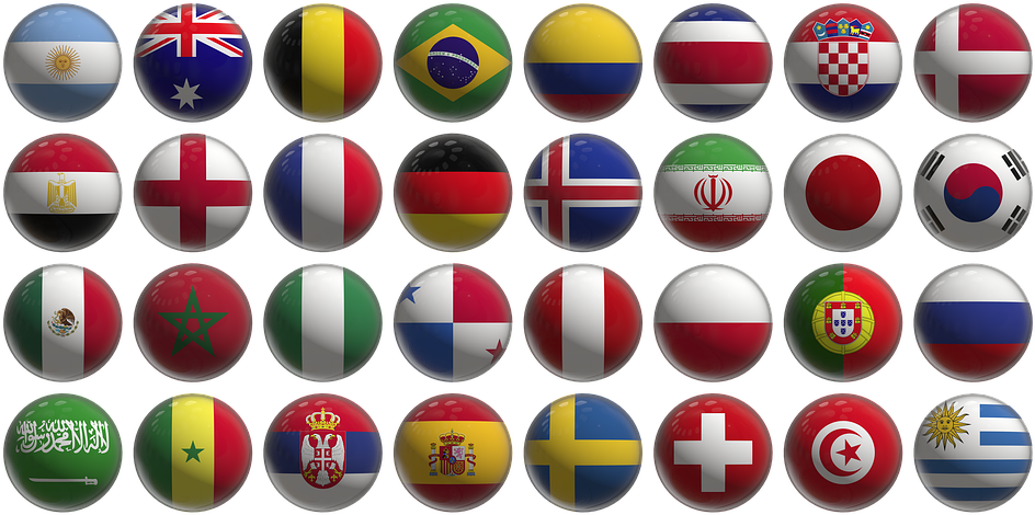 Russia Russian World Cup 2018 World Fifa Flag - Serbia Clipart (960x485), Png Download