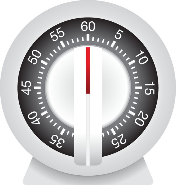 Kitchen Timer Clipart - Cooking Timer Png Transparent Png (600x632), Png Download