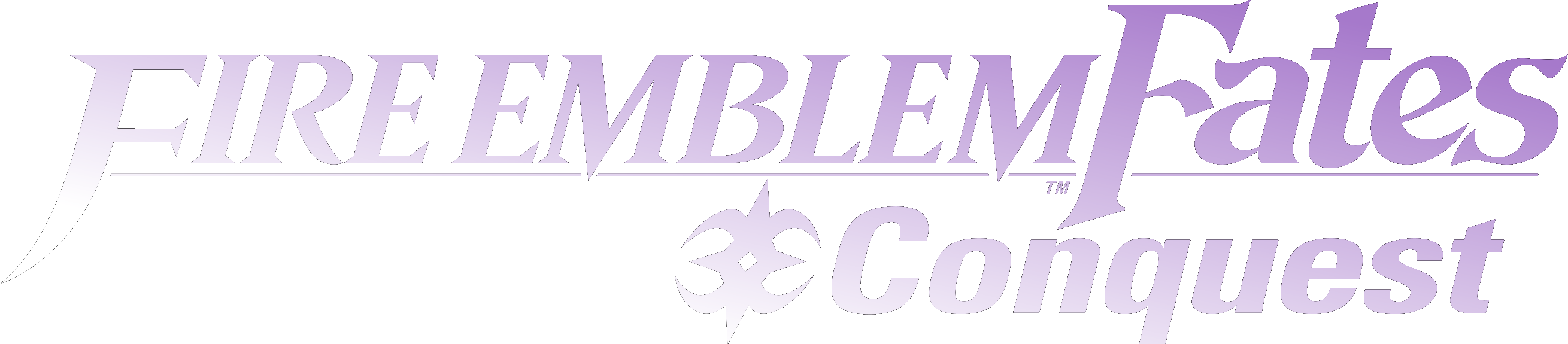For - Fire Emblem Fates Conquest Logo Clipart (2619x575), Png Download