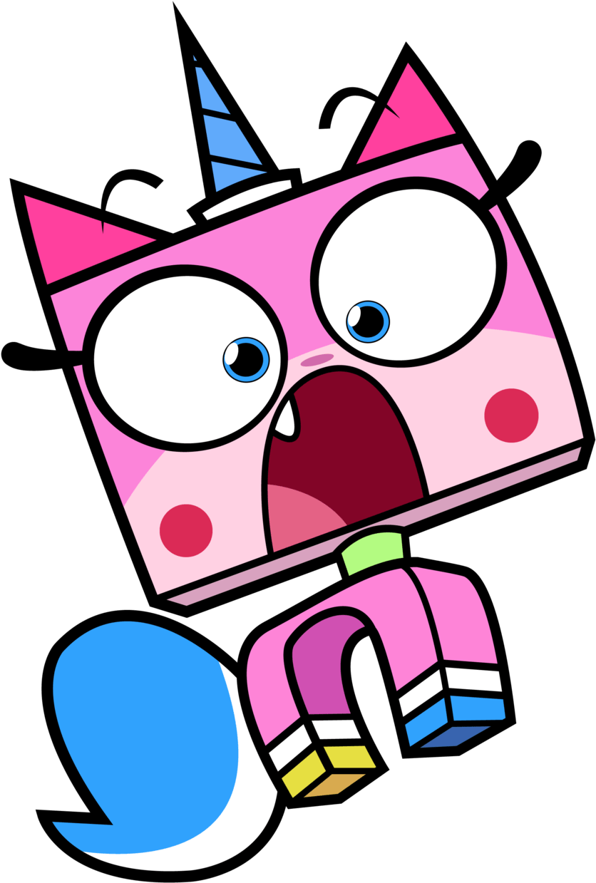 Download - Unikitty Shocked Clipart (1024x1238), Png Download