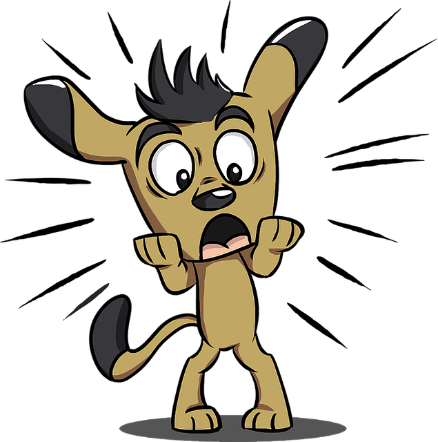 Shocked Animal Face - Surprised Dog Clipart - Png Download (635x640), Png Download