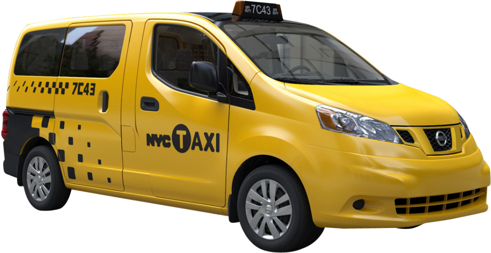 Taxi Cab Png Transparent Image - New York Taxis 2017 Clipart (1024x571), Png Download