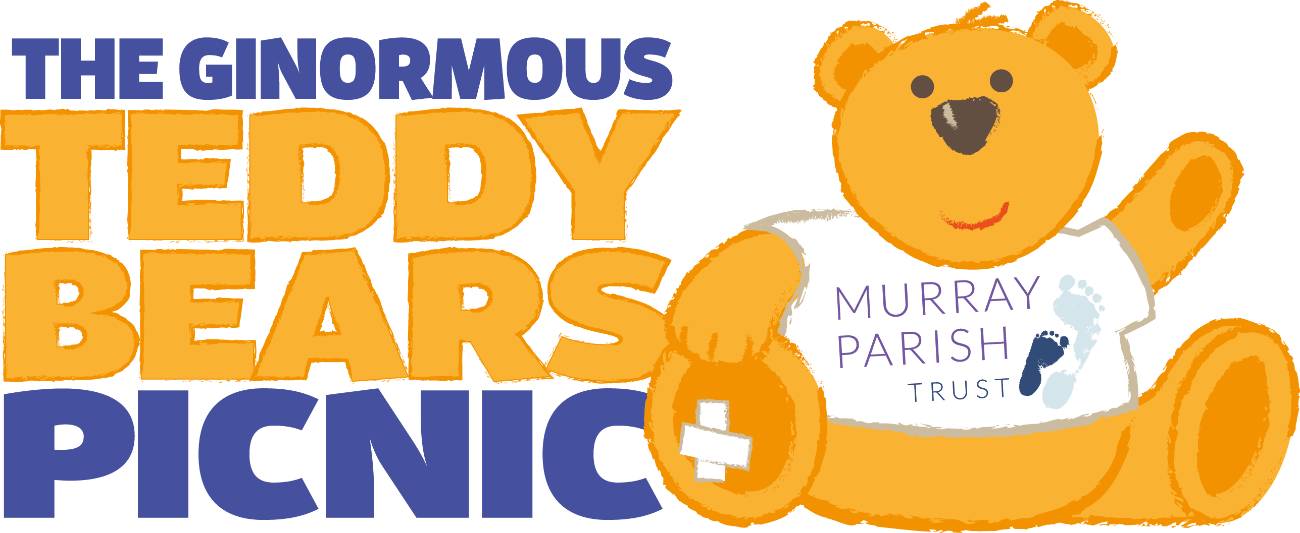 Picnic - Teddy Bear Clipart (2574x1057), Png Download