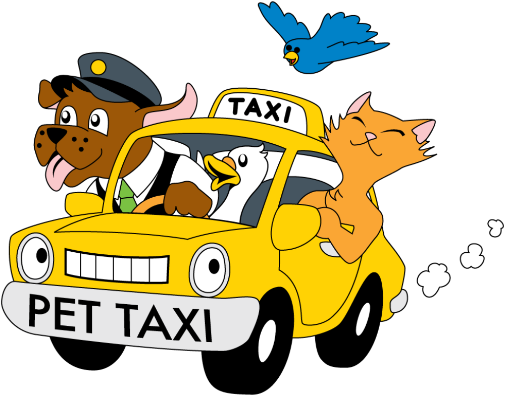 Pet Taxi Clipart (1000x785), Png Download