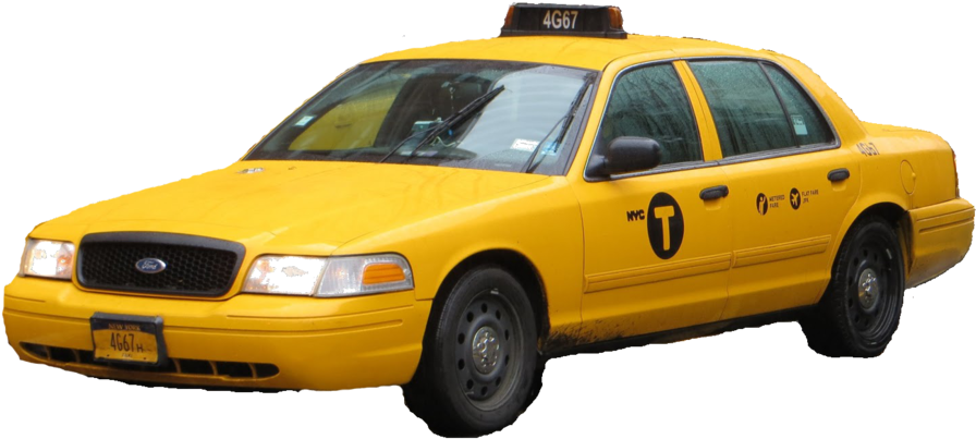 Taxi In New York - Ford Crown Victoria Police Interceptor Clipart (1000x750), Png Download