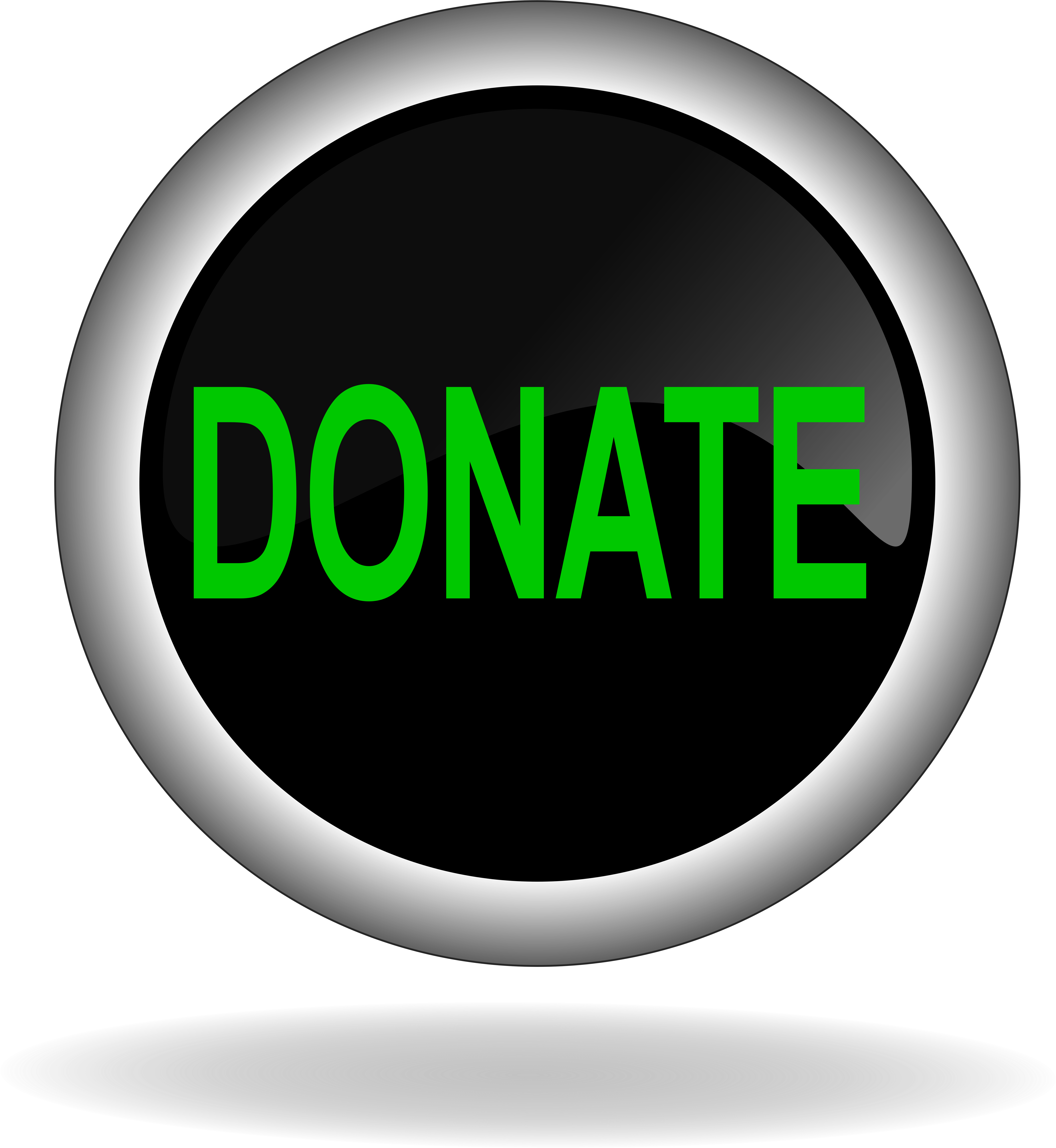 File - Donate - Circle Clipart (6434x6669), Png Download