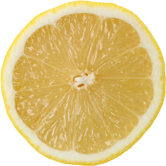 Lemon Slice - Orange Clipart (866x650), Png Download