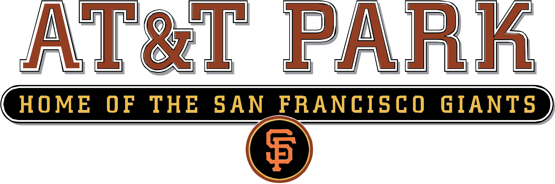 Att Park Logo - Sf Giants Clipart (2000x712), Png Download