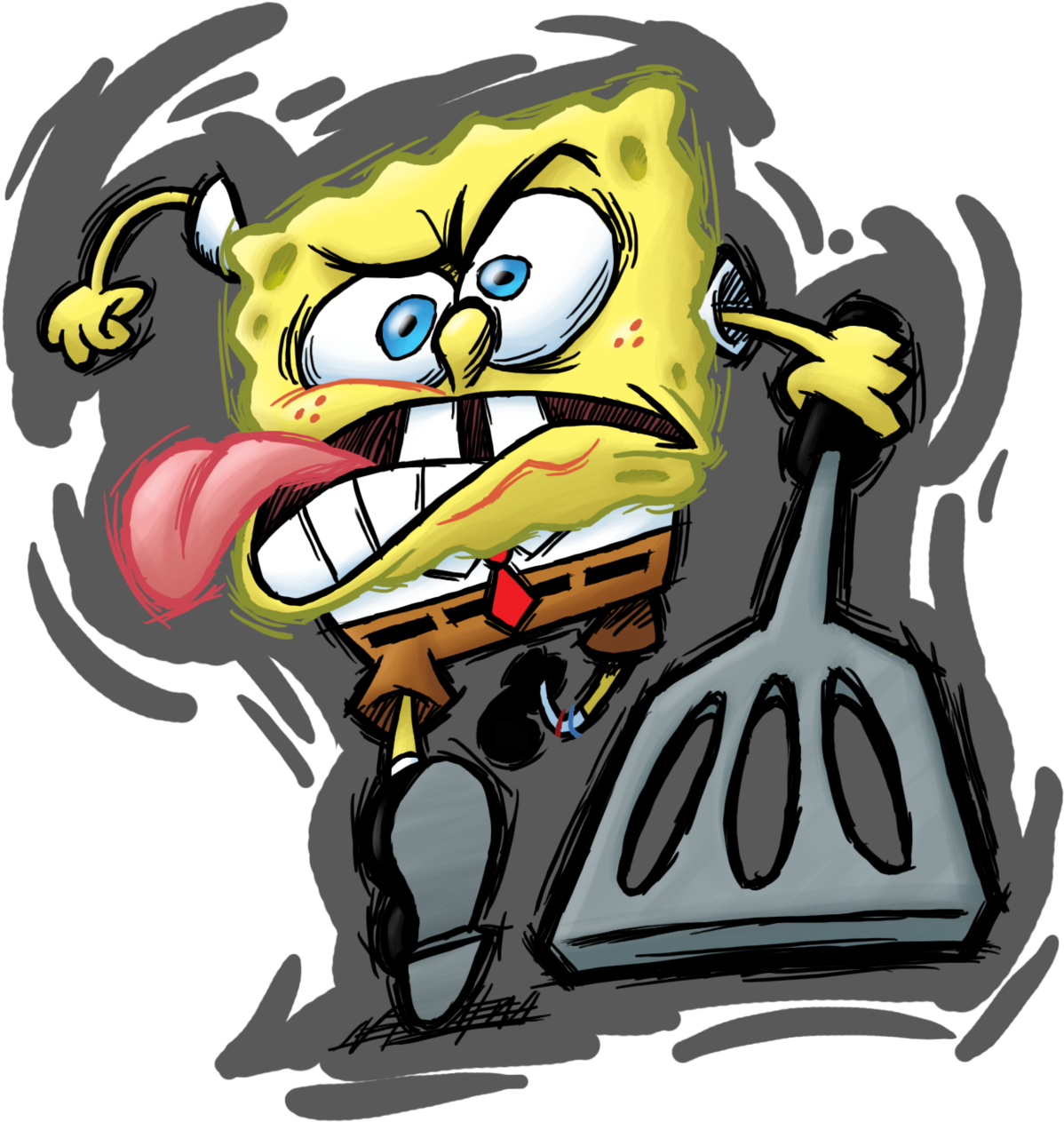 Sponge Bob, Spongebob Squarepants, Haha - Spongebob Racing Clipart (1280x1296), Png Download