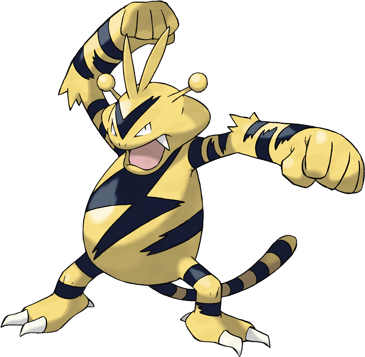 #145 Zapdos - Pokemon Electabuzz Clipart (1280x1280), Png Download