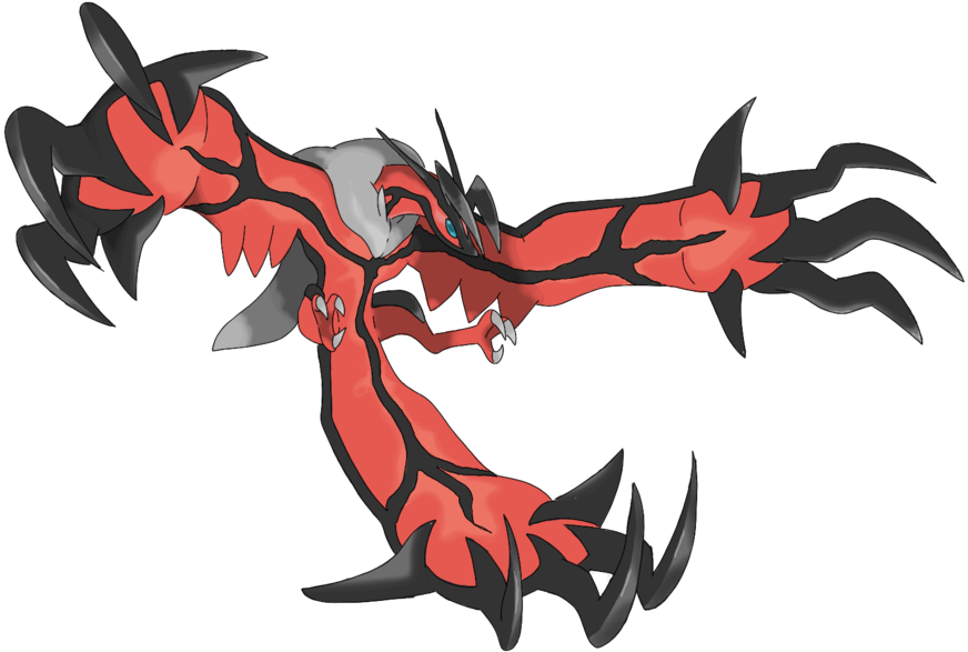 Yveltal-mane - Pokemon Yveltal Clipart (900x591), Png Download